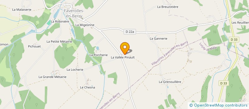 localisation de l'entreprise MADAME MARLENE HERPIN à VILLENTROIS-FAVEROLLES-EN-BERRY