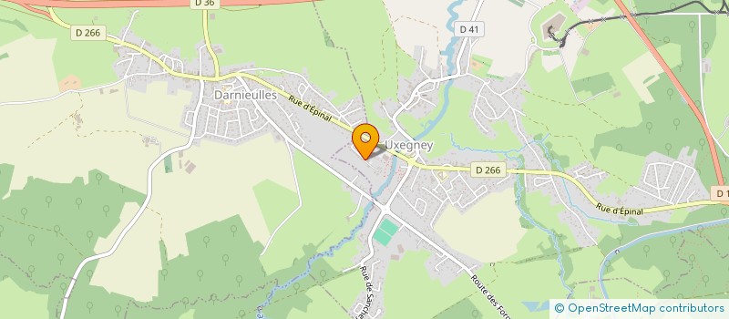 localisation de l'entreprise MADAME MARLENE JACQUOT  UXEGNEY