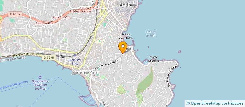 localisation de l'entreprise MADAME MARLENE JEGOUIC  ANTIBES