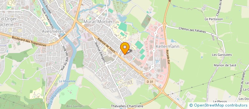 localisation de l'entreprise MADAME MARLENE JEREZ MASAQUIZA à LAVAL