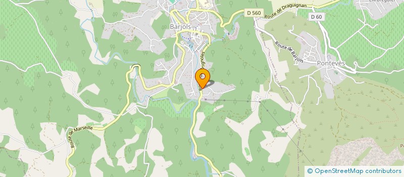 localisation de l'entreprise MADAME MARLENE JOURDAN  BARJOLS