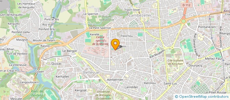 localisation de l'entreprise MADAME MARLENE JOUSEAU à BREST