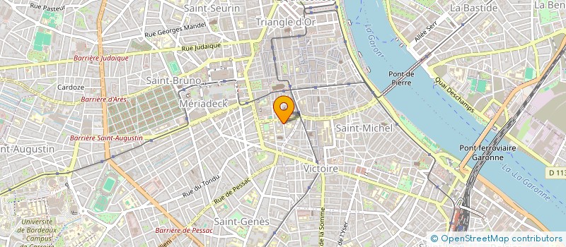 localisation de l'entreprise MADAME MARLENE LABARDIN  BORDEAUX