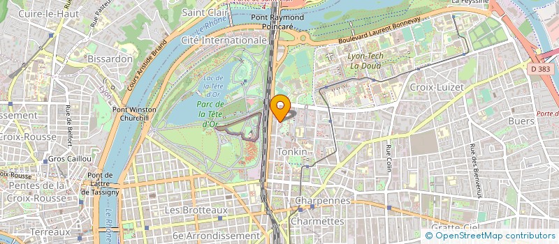 localisation de l'entreprise MADAME MARLENE LANCELOT  VILLEURBANNE