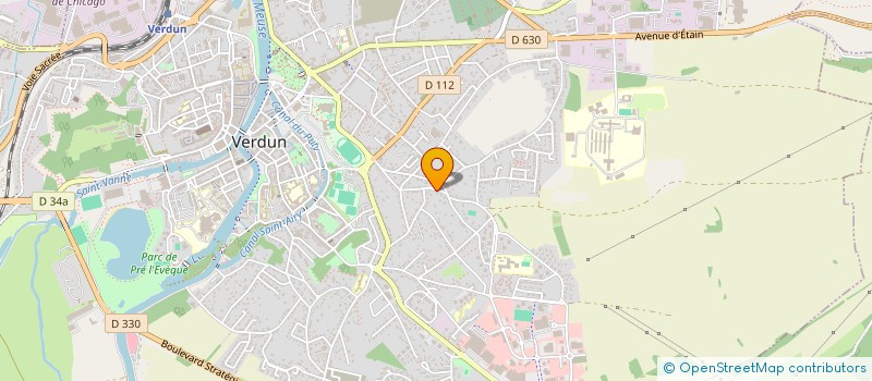 localisation de l'entreprise MADAME MARLENE LAURENT à VERDUN