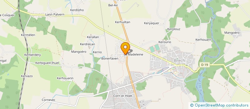 localisation de l'entreprise MADAME MARLENE LE CALONNEC  BRECH