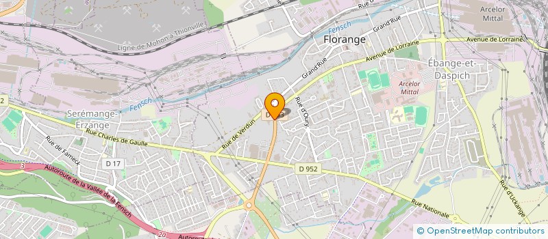 localisation de l'entreprise MADAME MARLENE LEFRANC  FLORANGE