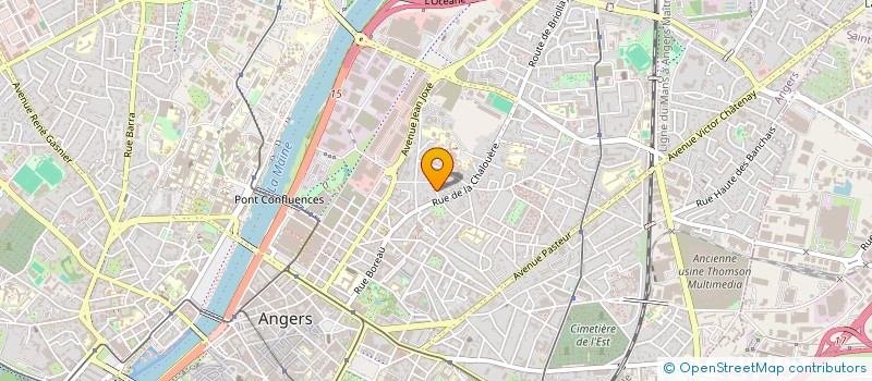 localisation de l'entreprise MADAME MARLENE LEFRANCOIS à ANGERS