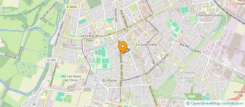 localisation de l'entreprise MADAME MARLENE LEHERICY  CORMELLES-LE-ROYAL