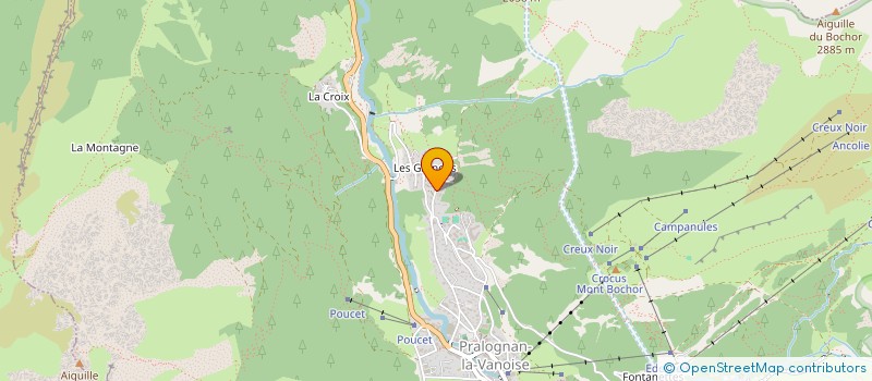 localisation de l'entreprise MADAME MARLENE LEROY à PRALOGNAN-LA-VANOISE