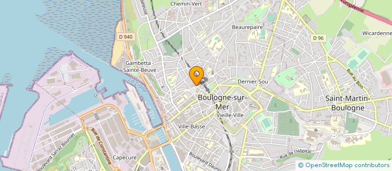 localisation de l'entreprise MADAME MARLENE LESSART à BOULOGNE-SUR-MER