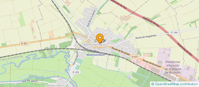 localisation de l'entreprise MADAME MARLENE LIENHARD  WALTENHEIM-SUR-ZORN