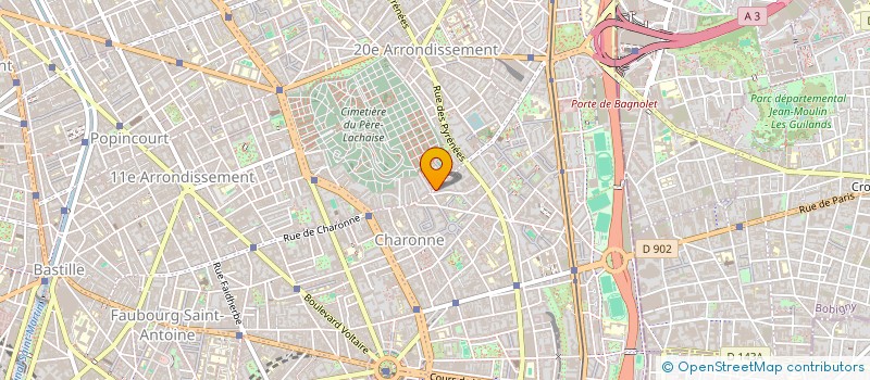 localisation de l'entreprise MADAME MARLENE LIGONIE  PARIS