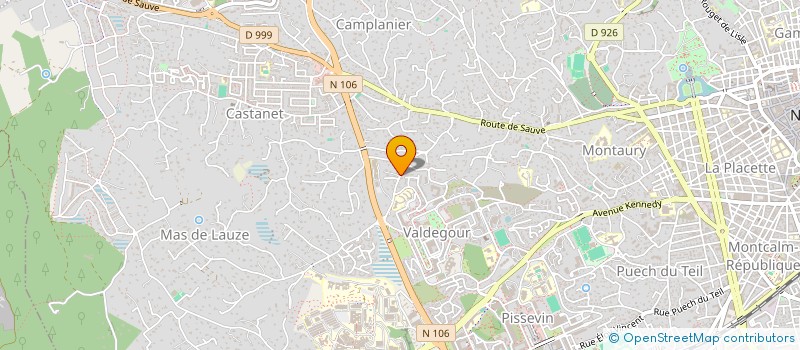 localisation de l'entreprise MADAME MARLENE LOMBARD  NIMES