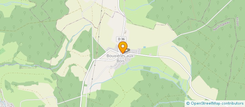 localisation de l'entreprise MADAME MARLENE LOMBARD  BOUXIERES-AUX-BOIS