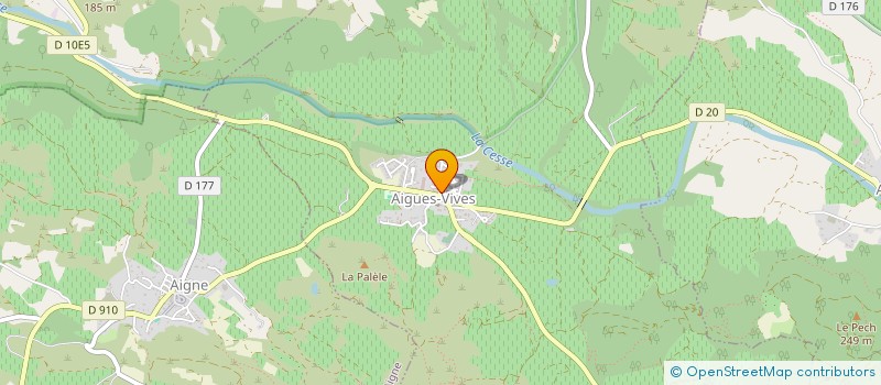 localisation de l'entreprise MADAME MARLENE LOPEZ  OLONZAC