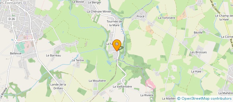 localisation de l'entreprise MADAME MARLENE LOUIS-RIOUAL  GRANDCHAMP-DES-FONTAINES