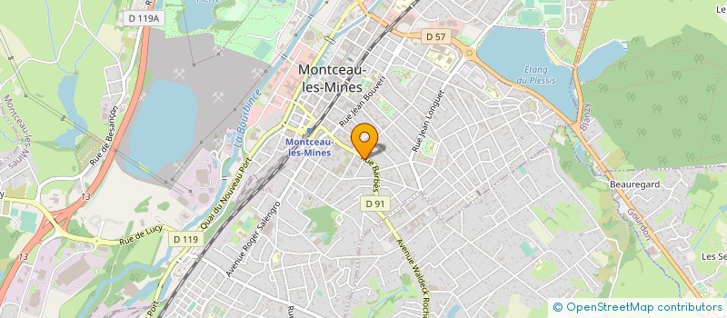 localisation de l'entreprise MADAME MARLENE LOUP à MONTCEAU-LES-MINES