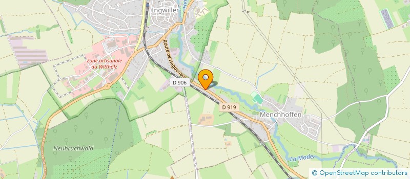 localisation de l'entreprise MADAME MARLENE MANDERSCHEIDT  MENCHHOFFEN