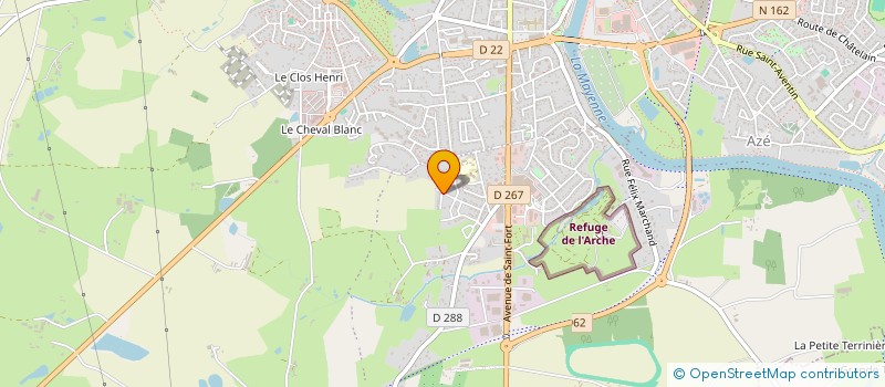 localisation de l'entreprise MADAME MARLENE MARCHAND à CHATEAU-GONTIER-SUR-MAYENNE