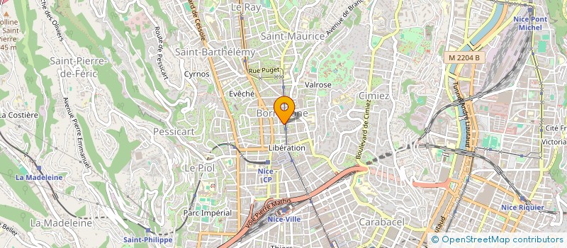 localisation de l'entreprise MADAME MARLENE MARIE ANDREE YALOURIS à NICE