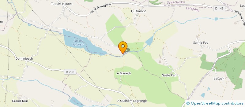 localisation de l'entreprise MADAME MARLENE MASSOUH  LACEPEDE