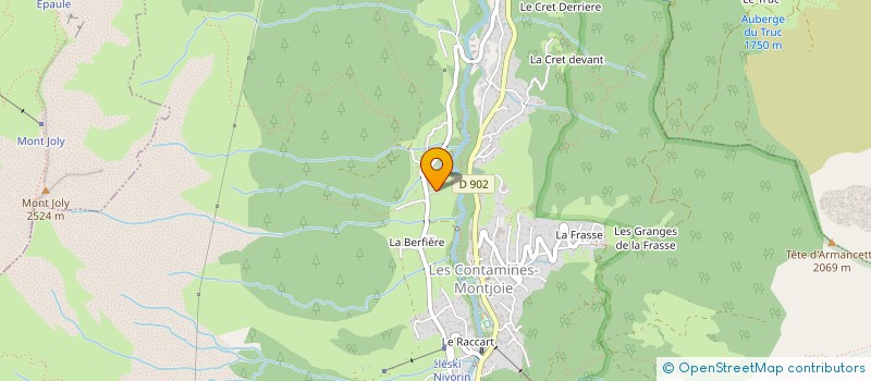 localisation de l'entreprise MADAME MARLENE MATTEL  SAINT-ELOY-LES-MINES