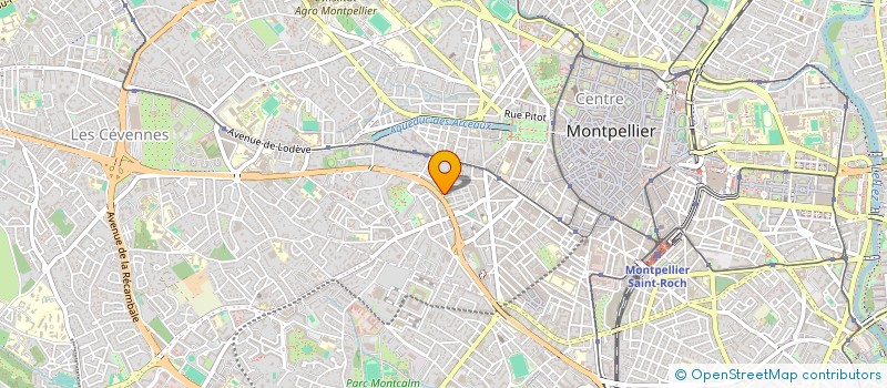 localisation de l'entreprise MADAME MARLENE MAUREL à MONTPELLIER