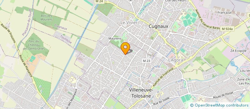 localisation de l'entreprise MADAME MARLENE MESPOULEDE à VILLENEUVE-TOLOSANE