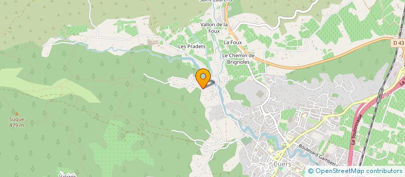 localisation de l'entreprise MADAME MARLENE MESSAGER  CUERS