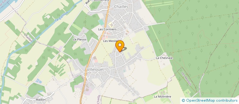 localisation de l'entreprise MADAME MARLENE MIRAULT  CHAILLES