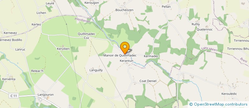 localisation de l'entreprise MADAME MARLENE MOAL à PLOUDANIEL