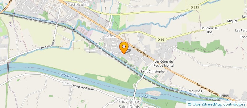 localisation de l'entreprise MADAME MARLENE MONFORT  LAFOX