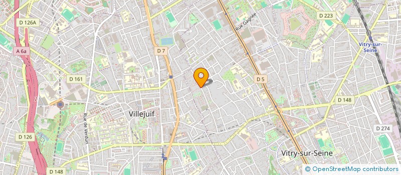 localisation de l'entreprise MADAME MARLENE MOREIRA  VITRY-SUR-SEINE