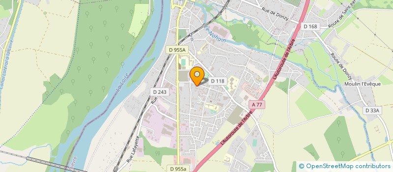 localisation de l'entreprise MADAME MARLENE MOURONVAL à COSNE-COURS-SUR-LOIRE