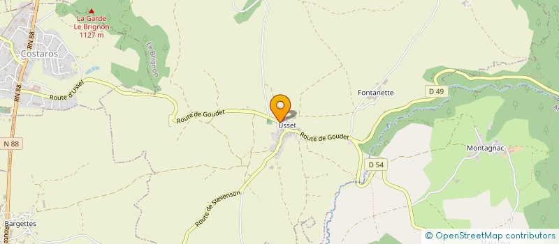 localisation de l'entreprise MADAME MARLENE OLIVIER  LE BRIGNON