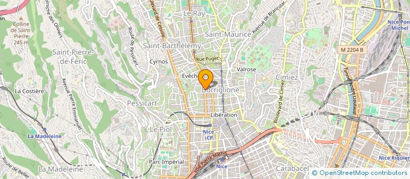 localisation de l'entreprise MADAME MARLENE PANCRAZI à NICE