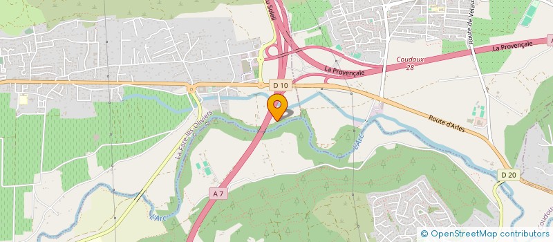 localisation de l'entreprise MADAME MARLENE PARENTE  LA FARE-LES-OLIVIERS