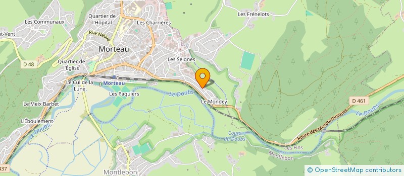 localisation de l'entreprise MADAME MARLENE PATTON  MORTEAU