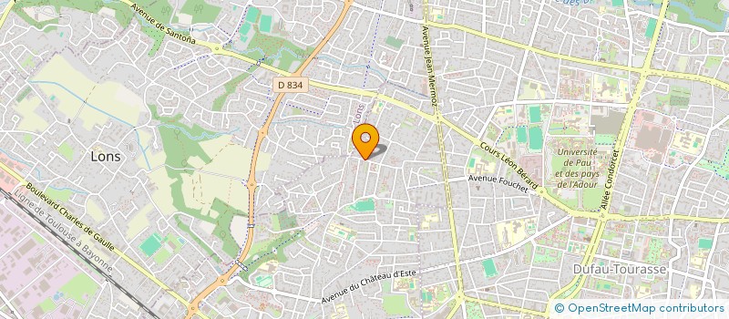 localisation de l'entreprise MADAME MARLENE PELLETIER  BILLERE