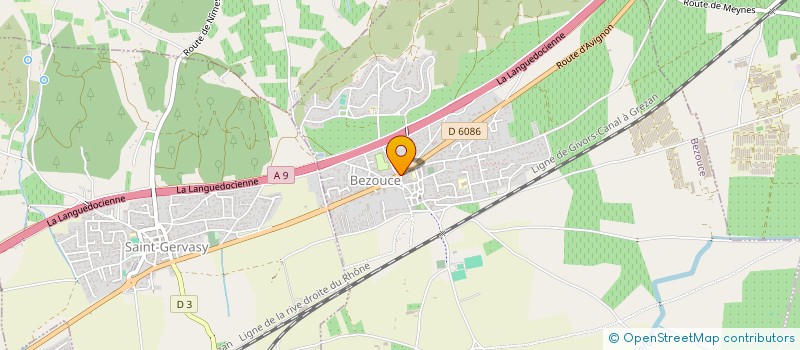 localisation de l'entreprise MADAME MARLENE PELOUZET  BEZOUCE