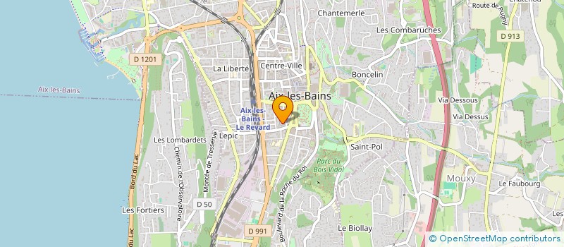 localisation de l'entreprise MADAME MARLENE PICCOLOTTO  AIX LES BAINS