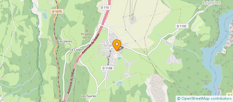 localisation de l'entreprise MADAME MARLENE PINAUD  SINARD