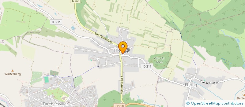 localisation de l'entreprise MADAME MARLENE PIQUET  THEDING