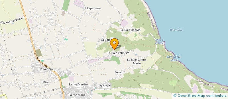 localisation de l'entreprise MADAME MARLENE PLUMAIN à SAINT-FRANCOIS