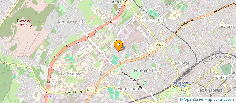 localisation de l'entreprise MADAME MARLENE POZZOLI à BESANCON