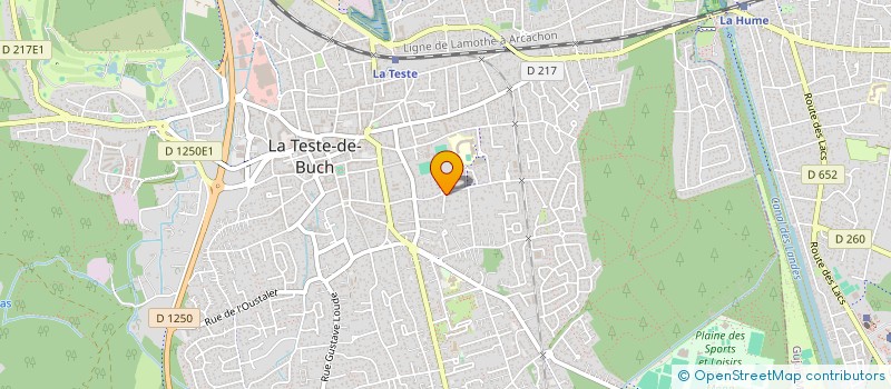 localisation de l'entreprise MADAME MARLENE PRAT  LA TESTE-DE-BUCH