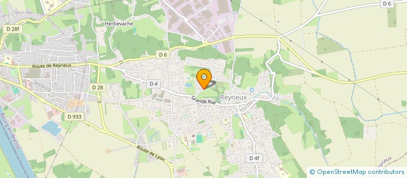 localisation de l'entreprise MADAME MARLENE PROST à TREVOUX
