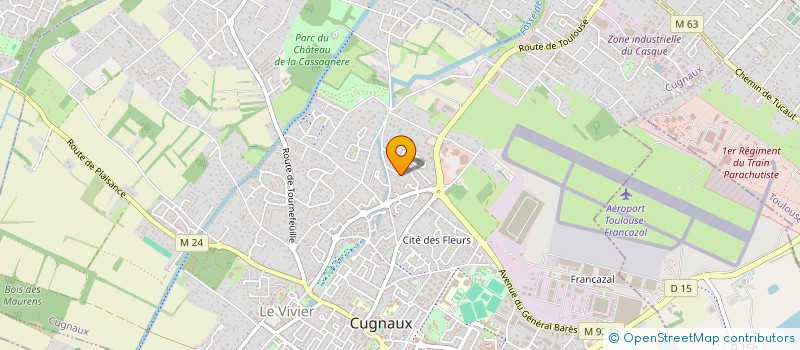 localisation de l'entreprise MADAME MARLENE PUCHEU  CUGNAUX