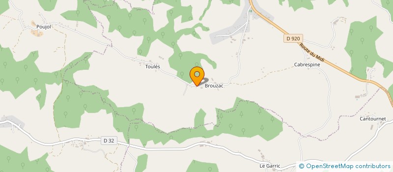 localisation de l'entreprise MADAME MARLENE PUYRAIMOND à ARPAJON-SUR-CERE
